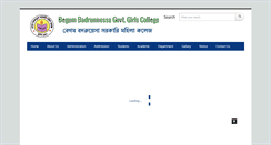 Desktop Screenshot of bbggc.gov.bd