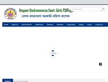 Tablet Screenshot of bbggc.gov.bd
